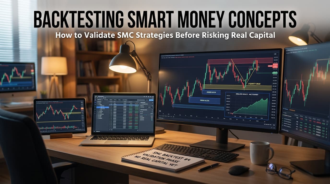 Backtesting Smart Money Concepts — How to Validate SMC Strategies Before Risking Real Capital