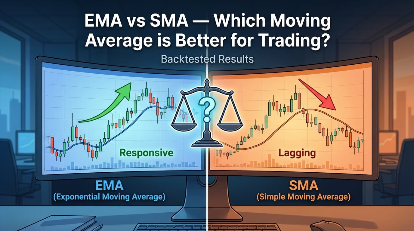 EMA vs SMA — Which Moving Average is Better for Trading? (Backtested Results)