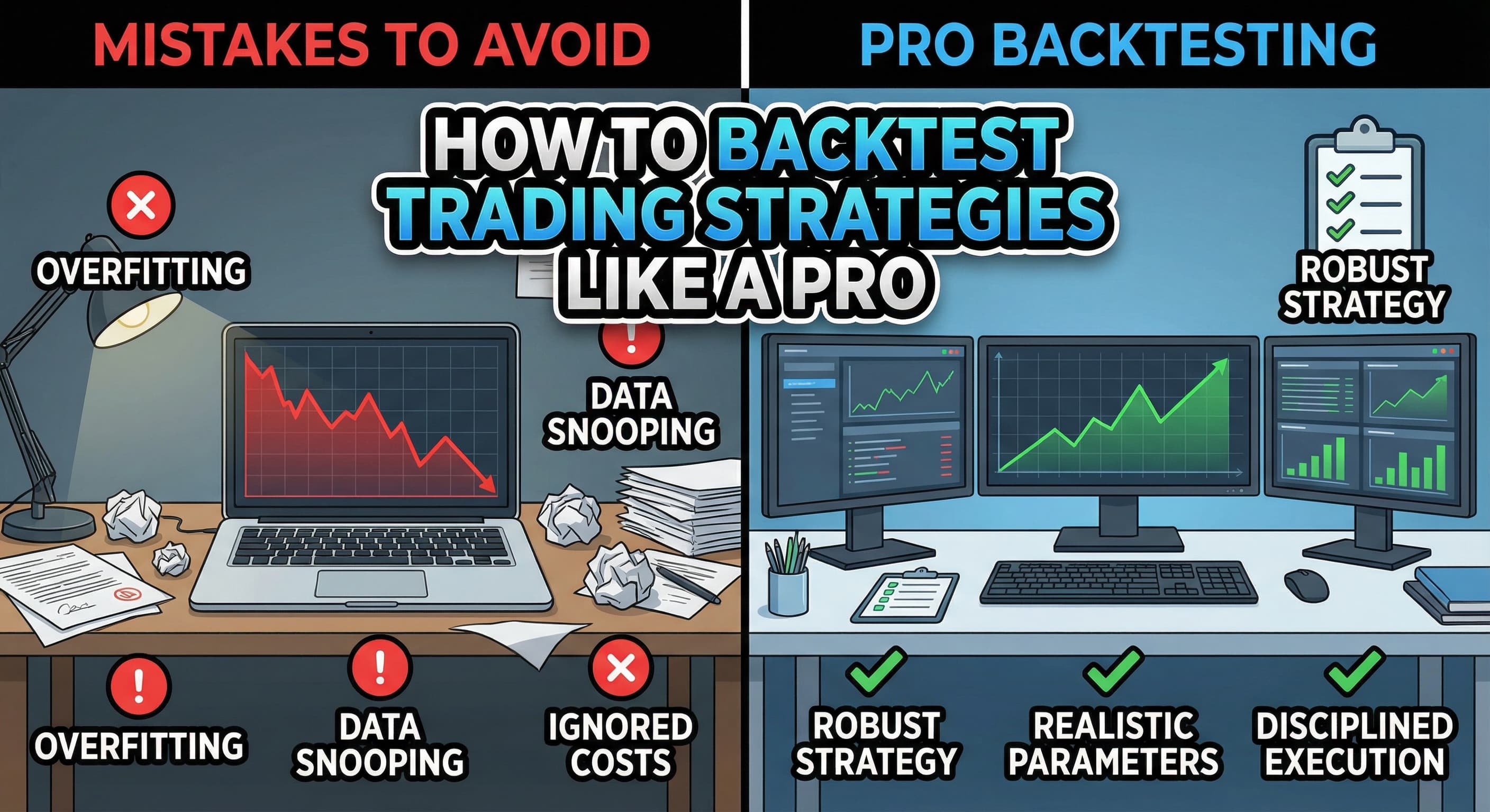 How to Backtest Trading Strategies Like a Pro — Avoid These 7 Deadly Mistakes