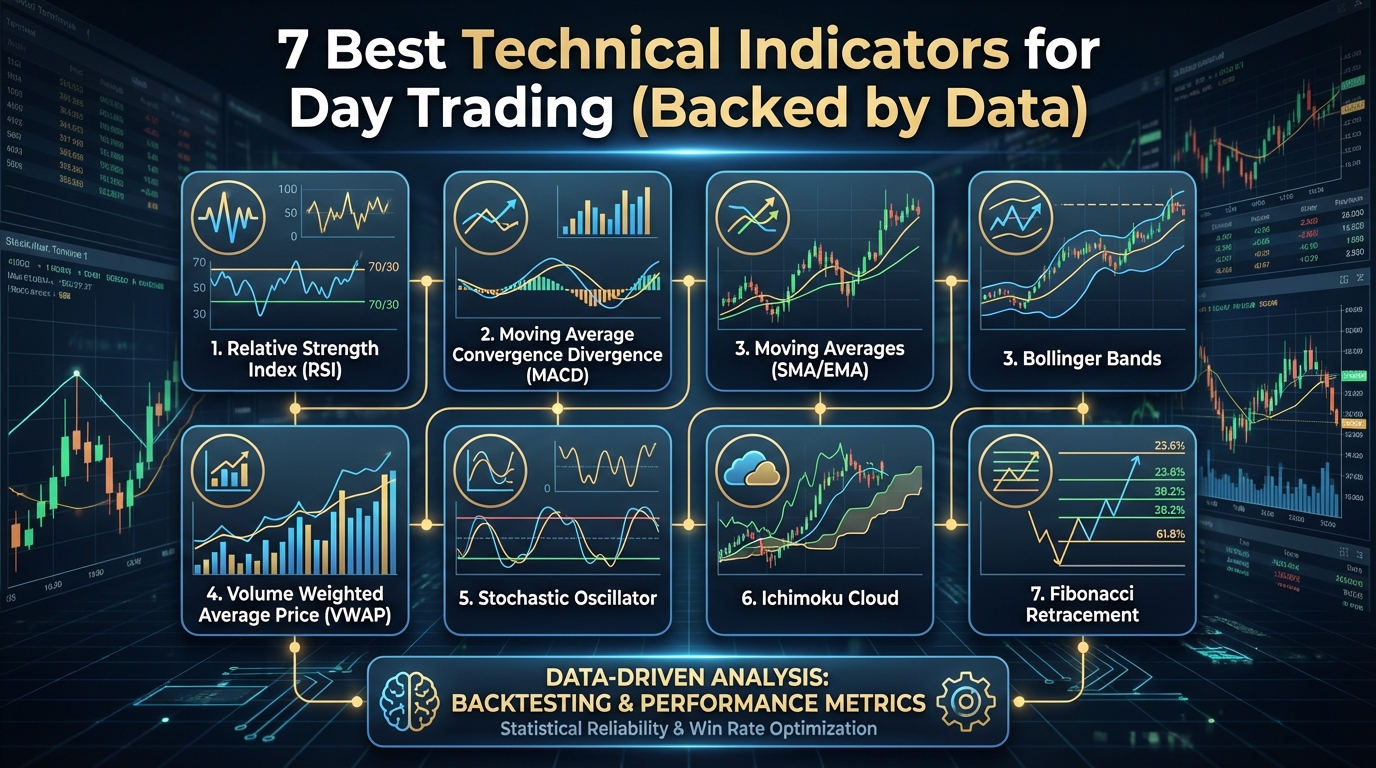 7 Best Technical Indicators for Day Trading (Backed by Data) | HorizonAI